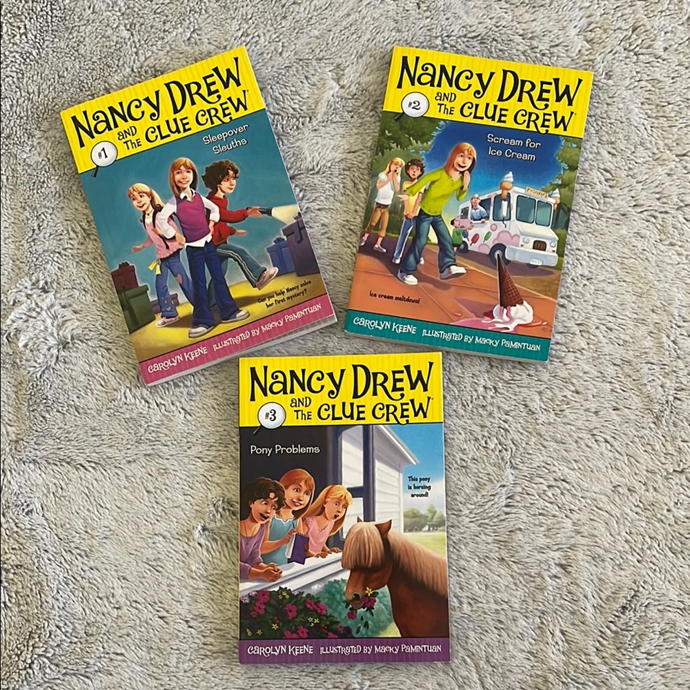 Nancy Drew Book Lot 3  paperback